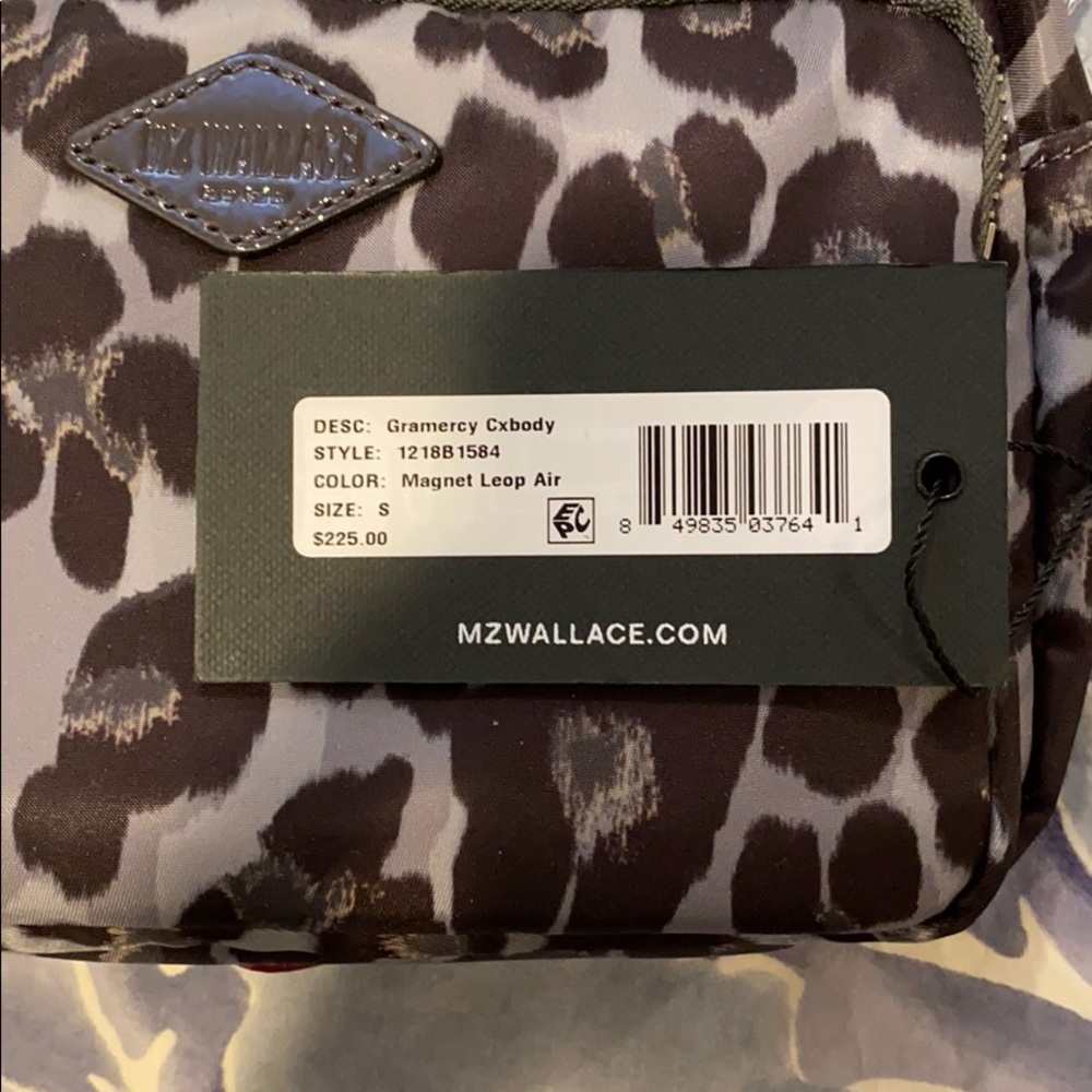 NWT MZ WALLACE Gramercy Crossbody leopard - Picture 3 of 13